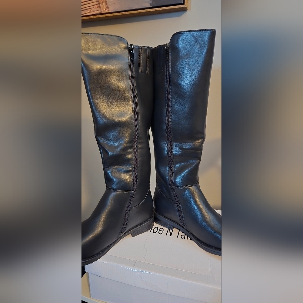 NWB Shoe 'N Tale Wide Calf Knee High Boots #417 - Picture 12 of 12